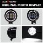 Allextreme EX3LFR1 3 LED Headlight Lamp Universal Waterproof Off Road Driving CREE LED Fog Light with Mounting Brackets for Bike, Jeep and Cars (30W, White, 1 Pc)