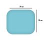 AllExtreme EXAFF02 Anti-Fog Rearview Mirror Film for Cars Rainproof, Scratchproof, Anti-glare Side Window Protective Shield (Blue, 2pcs)