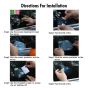 AllExtreme EXAFF02 Anti-Fog Rearview Mirror Film for Cars Rainproof, Scratchproof, Anti-glare Side Window Protective Shield (Blue, 2pcs)