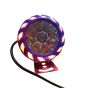 Allextreme EX9LED 9 LED Fog Light Red & Blue Beads and Multicolor Strobe Flash Waterproof White Spot Lamp for Motorcycle Bike Car (10W, 2 PCs)