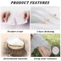 AllExtreme EXCTP10 2 Ply Soft Facial Tissue Paper Clean Flat Pack Refiller for Car Sun Shade Wipe Holder & Home Dispenser Box (100 Pulls x 10 Pcs)