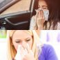 AllExtreme EXCTP10 2 Ply Soft Facial Tissue Paper Clean Flat Pack Refiller for Car Sun Shade Wipe Holder & Home Dispenser Box (100 Pulls x 10 Pcs)