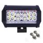 Allextreme EX30F1P 30 LED Fog Light Bar Flood LED Work Multi Rows Amber & White Light Waterproof Driving Lamp Universal for Car Motorcycle Bike (60W, 1 Pc)