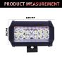 Allextreme EX30F2P 30 LED Fog Light Bar Flood LED Work Multi Rows Amber & White Light Waterproof Driving Lamp Universal for Car Motorcycle Bike (60W, 2 Pcs)
