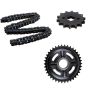 AllExtreme EX-034 Chain Sprocket Kit for Bullet Classic Electra and Standard (Set of 3)