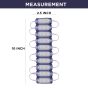 Allextreme EXMIL3B 3 LED Module Light Interior Exterior 12V 5730 Injection Decorative Lamp with Adhesive Backside for Car, Home & Decoration (10 Strips, Blue)