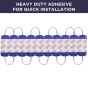 Allextreme EXMIL3B 3 LED Module Light Interior Exterior 12V 5730 Injection Decorative Lamp with Adhesive Backside for Car, Home & Decoration (10 Strips, Blue)