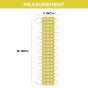 Allextreme EXM3ILY 3 LED Module Light Interior Exterior 12V 5730 Injection Decorative Lamp with Adhesive Backside for Car, Home & Decoration (20 Strips, Yellow)