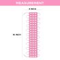 Allextreme EXM3IPK 3 LED Module Light Interior Exterior 12V 5730 Injection Decorative Lamp with Adhesive Backside for Car, Home & Decoration (20 Strips, Pink)