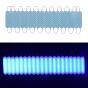 Allextreme EXMIL9B 9 LED Module Light Interior Exterior 12V 5730 Injection Decorative Lamp with Adhesive Backside for Car, Home & Decoration (20 Strips, Blue)