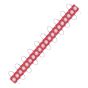 AllExtreme EXM1ILR 1 LED Module Light Interior Exterior 12V 5730 Injection Decorative Lamp with Adhesive Backside for Car, Home & Decoration (20 Strips, Red)