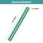 Allextreme EXMI1LG 1 LED Module Light Interior Exterior 12V 5730 Injection Decorative Lamp with Adhesive Backside for Car, Home & Decoration (20 Strips, Green)
