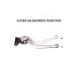 Allextreme AX-LEV61 Clutch Brake Lever Heavy Duty 6 Positions Adjustment for Honda Dio (Silver, 2 Pcs)