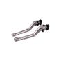 Allextreme AX-LEV61 Clutch Brake Lever Heavy Duty 6 Positions Adjustment for Honda Dio (Silver, 2 Pcs)