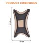 Allextreme EXNP001PU Leather Car Neck Rest Pillows Headrest Cushions Set for all Cars Travel Seat (2 PCS) (Model 1, Random Color)
