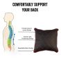 AllExtreme EXNP009 PU Leather Car Neck Rest Pillows Headrest Cushions Set for all Cars Travel Seat (4 PCS)