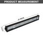 Allextreme EXF48L1 48 LED Fog Light 21 Inch Flood LED Work Double Row White Light Waterproof Driving Lamp Universal for Car Motorcycle Bike (96W, 1 Pc)