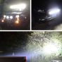 Allextreme EXF48L1 48 LED Fog Light 21 Inch Flood LED Work Double Row White Light Waterproof Driving Lamp Universal for Car Motorcycle Bike (96W, 1 Pc)