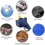 Allextreme XL-7016 Full Bike Body Cover Water Resistant Dustproof Rustproof UV Protection Cover Compatible for Royal Enfield Bullet Avenger Karishma and above Size (Navy Blue & Yellow, X-Large)