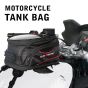 Allextreme EXFTB07 Magnetic Tank Bag for Bike Universal Fit Motorcycle Storage with Rain Cover, Strong Magnets & Multi-Pocket Design Travel Riding Gear for Daily Commute & Touring (15L, Black)