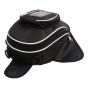 Allextreme EXFTB12 Magnetic Fuel Tank Bag with Night Reflectors & Rain Cover Multi-Pocket Storage Compartments Universal Fit Accessory for All Motorcycles Bike (Black)