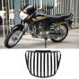 Allextreme EXPVC01 PVC Front Head Light, Tail Light & Indicator Grill Cover Set Compatible With Hero Passion (Black)
