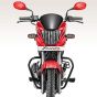 Allextreme EXPVC01 PVC Front Head Light, Tail Light & Indicator Grill Cover Set Compatible With Hero Passion (Black)
