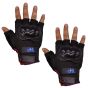 Allextreme EXO2FG09 Probiker Motorcycle Half Finger Riding Gloves for Bike Racing & Sports Hand Glove for Men and Women (XL, Blue)