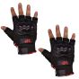 Allextreme EXO2FG10 Probiker Motorcycle Half Finger Riding Gloves for Bike Racing & Sports Hand Glove for Men and Women (XL, Red)
