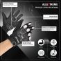 Allextreme EXO2FG08 Probiker Motorcycle Full Finger Riding Gloves for Bike Racing & Sports Hand Glove for Men and Women (XL, White)