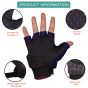 Allextreme EXO2FG12 Probiker Motorcycle Half Finger Riding Gloves for Bike Racing & Sports Hand Glove for Men and Women (XL, Orange)