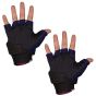 Allextreme EXO2FG12 Probiker Motorcycle Half Finger Riding Gloves for Bike Racing & Sports Hand Glove for Men and Women (XL, Orange)