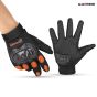 Allextreme EXO2FG04 Probiker Motorcycle Full Finger Riding Gloves for Bike Racing & Sports Hand Glove for Men and Women (XL, Orange)
