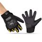 Allextreme EXO2FG02 Motorcycle Full Finger Riding Gloves for Bike Racing & Sports Hand Glove for Men and Women (XL, Yellow)