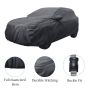 Allextreme HV7004 Car Body Cover Compatible with Hyundai Venue Custom Fit Dustproof UV Heat Resistant Indoor Outdoor Body Protection (Grey with Mirror)