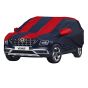 Allextreme HV7012 Car Body Cover Compatible with Hyundai Venue Custom Fit Dustproof UV Heat Resistant Indoor Outdoor Body Protection (Navy Blue & Red)