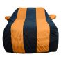 Allextreme HV7011 Car Body Cover Compatible with Hyundai Venue Custom Fit Dustproof UV Heat Resistant Indoor Outdoor Body Protection (Navy Blue & Orange)