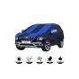 Allextreme HN7009 Car Body Cover Compatible with Hyundai Grand i10 Nios Custom Fit Dustproof UV Heat Resistant Indoor Outdoor Body Protection (Navy Blue & Blue)