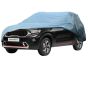 Allextreme KS7001 Car Body Cover Compatible with Kia Sonet Custom Fit Dustproof UV Heat Resistant Indoor Outdoor Body Protection (Grey without Mirror)