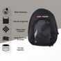 Allextreme 13L Magnetic Tank Bag for Bike | Universal Fit Motorcycle Storage with Rain Cover, Strong Magnets & Multi-Pocket Design | Travel Riding Gear for Daily Commute & Touring (Black)