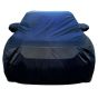 Allextreme K7008 Car Body Cover Compatible with Kia Seltos Custom Fit Dustproof UV Heat Resistant Indoor Outdoor Body Protection (Navy Blue with mirror)
