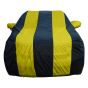Allextreme D7016 Car Body Cover Compatible with Maruti Suzuki Dzire Custom Fit Dustproof UV Heat Resistant Indoor Outdoor Body Protection (Navy Blue & Yellow)