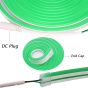 Allextreme AXNLED2 Neon LED Flexible Strip Light 12V Decorative Interior Exterior Car Truck Styling EL Wire Glow String Tube (Green, 5M)