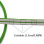 Allextreme AXNLED2 Neon LED Flexible Strip Light 12V Decorative Interior Exterior Car Truck Styling EL Wire Glow String Tube (Green, 5M)