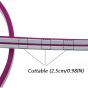 Allextreme AXNLED1 Neon LED Flexible Strip Light 12V Decorative Interior Exterior Car Truck Styling EL Wire Glow String Tube (Pink, 5M)