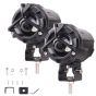 Allextreme EXG20F2 LED Fog Light Spot Beam 20W Projector Lens Heavy Duty Waterproof Driving Lamp for Motorcycle Bike Car SUV (2 Pcs)