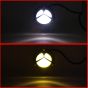 Allextreme EXG20F2 LED Fog Light Spot Beam 20W Projector Lens Heavy Duty Waterproof Driving Lamp for Motorcycle Bike Car SUV (2 Pcs)