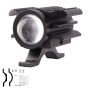Allextreme EXT30F2 LED Fog Light Spot Beam 20W Projector Lens Heavy Duty Waterproof Driving Lamp for Motorcycle Bike Car SUV (2 Pcs, Yellow & White)