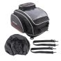 Allextreme EXFTB19 Magnetic Fuel Tank Bag with Rain Cover Multi-Pocket Storage Compartments Universal Fit Accessory for All Motorcycles Bike (Black)