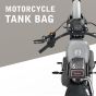 Allextreme EXFTB19 Magnetic Fuel Tank Bag with Rain Cover Multi-Pocket Storage Compartments Universal Fit Accessory for All Motorcycles Bike (Black)